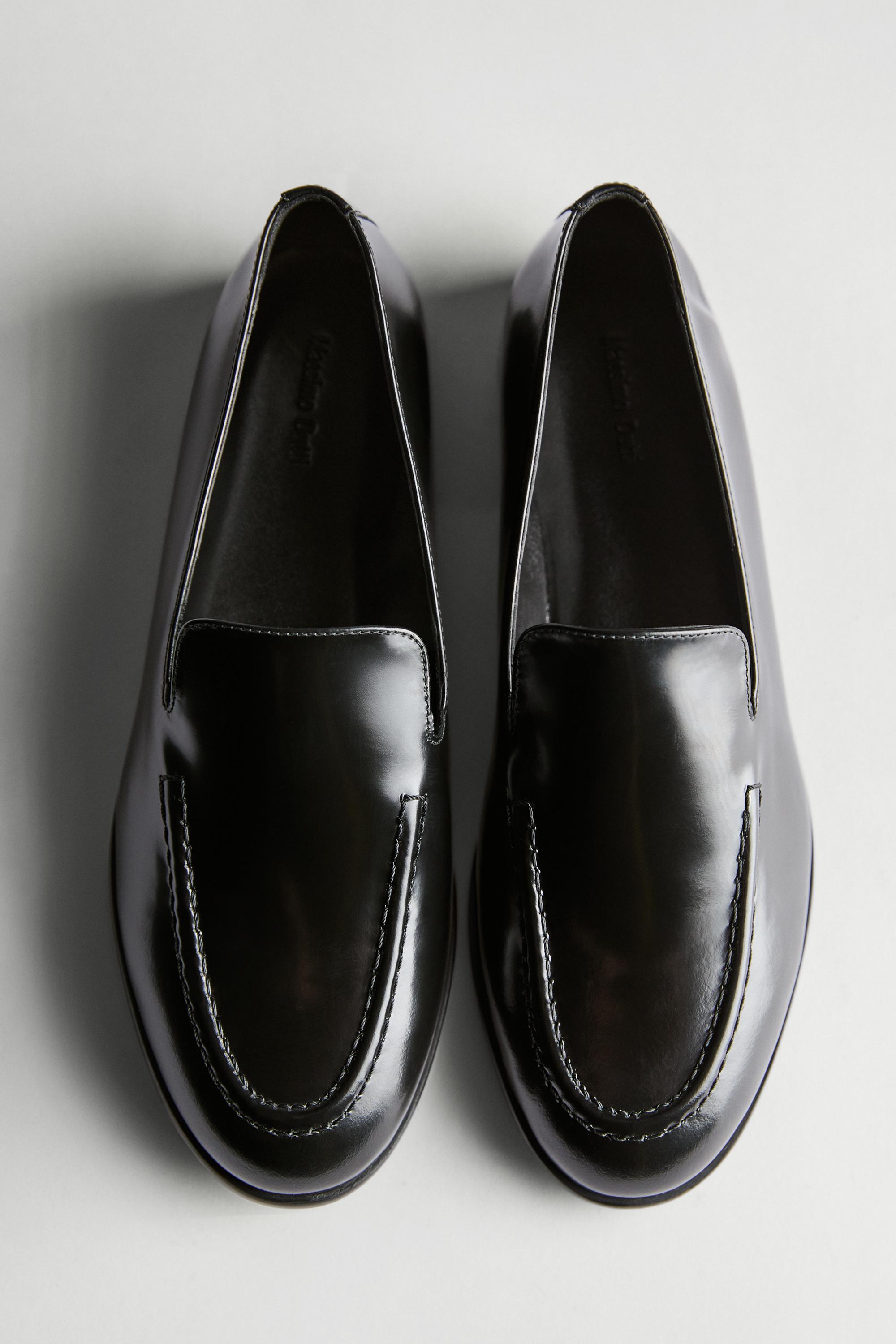 Mocassins habillés en cuir